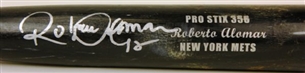 Roberto Alomar Game Used and Autographed Easton Bat – PSA GU 10